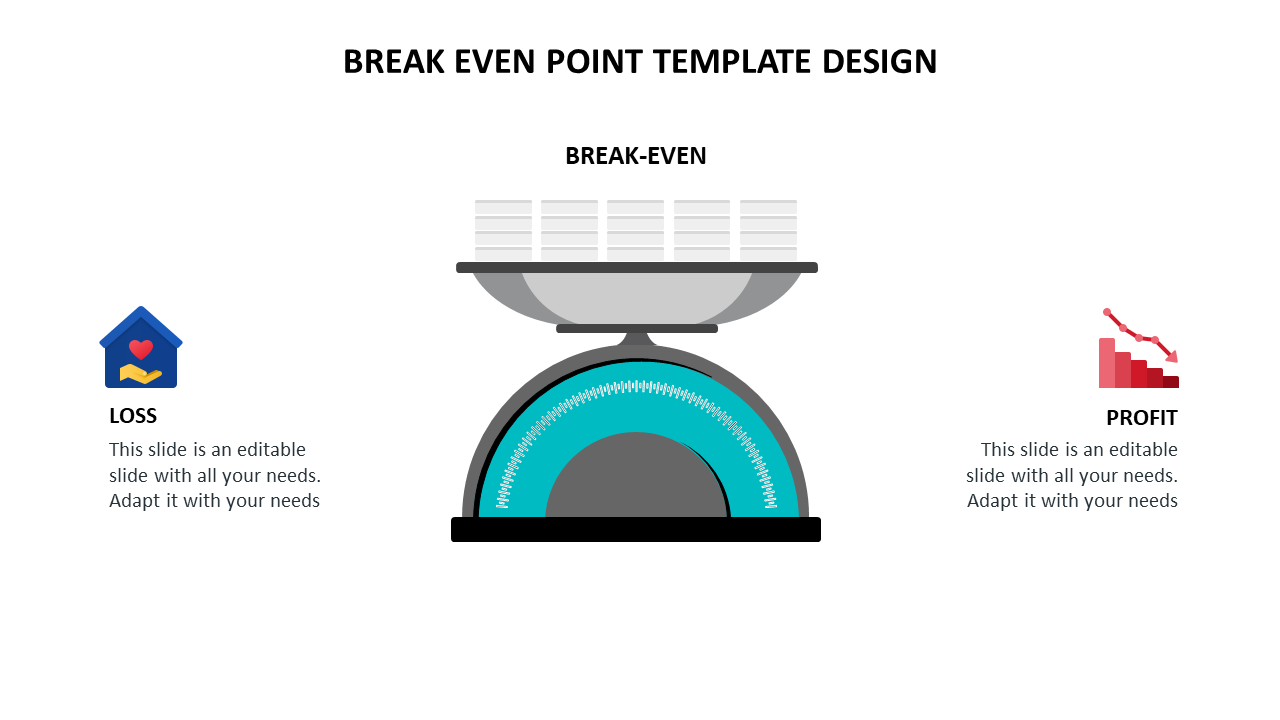 Scale Design Break Even Point Template Design